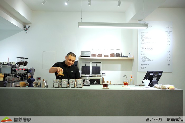 咖啡店裡的視覺重點無庸置疑一定是吧檯!
