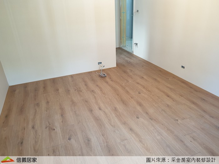 步驟10／房間都是超耐磨木地板就完工囉！是不是看起來很清爽又有質感呢？
