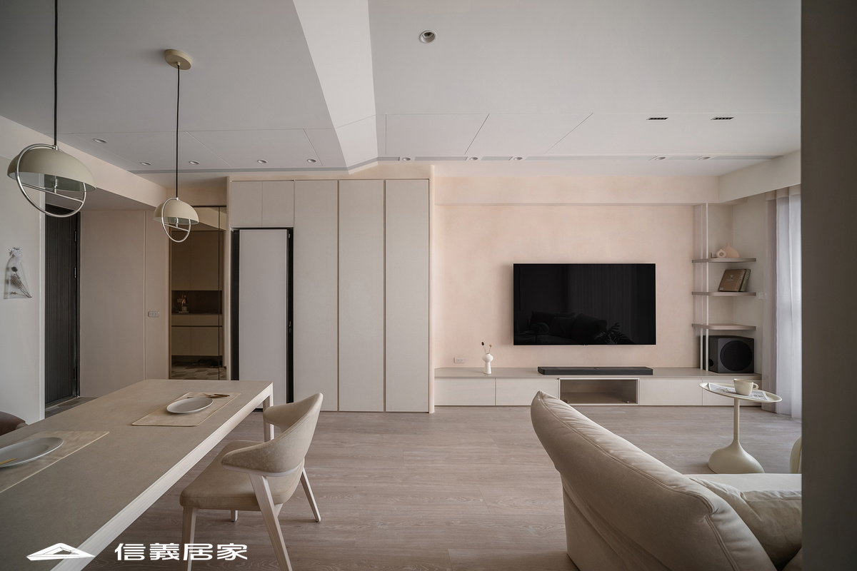 夢幻美式_客廳1_電視牆 電子衣櫥